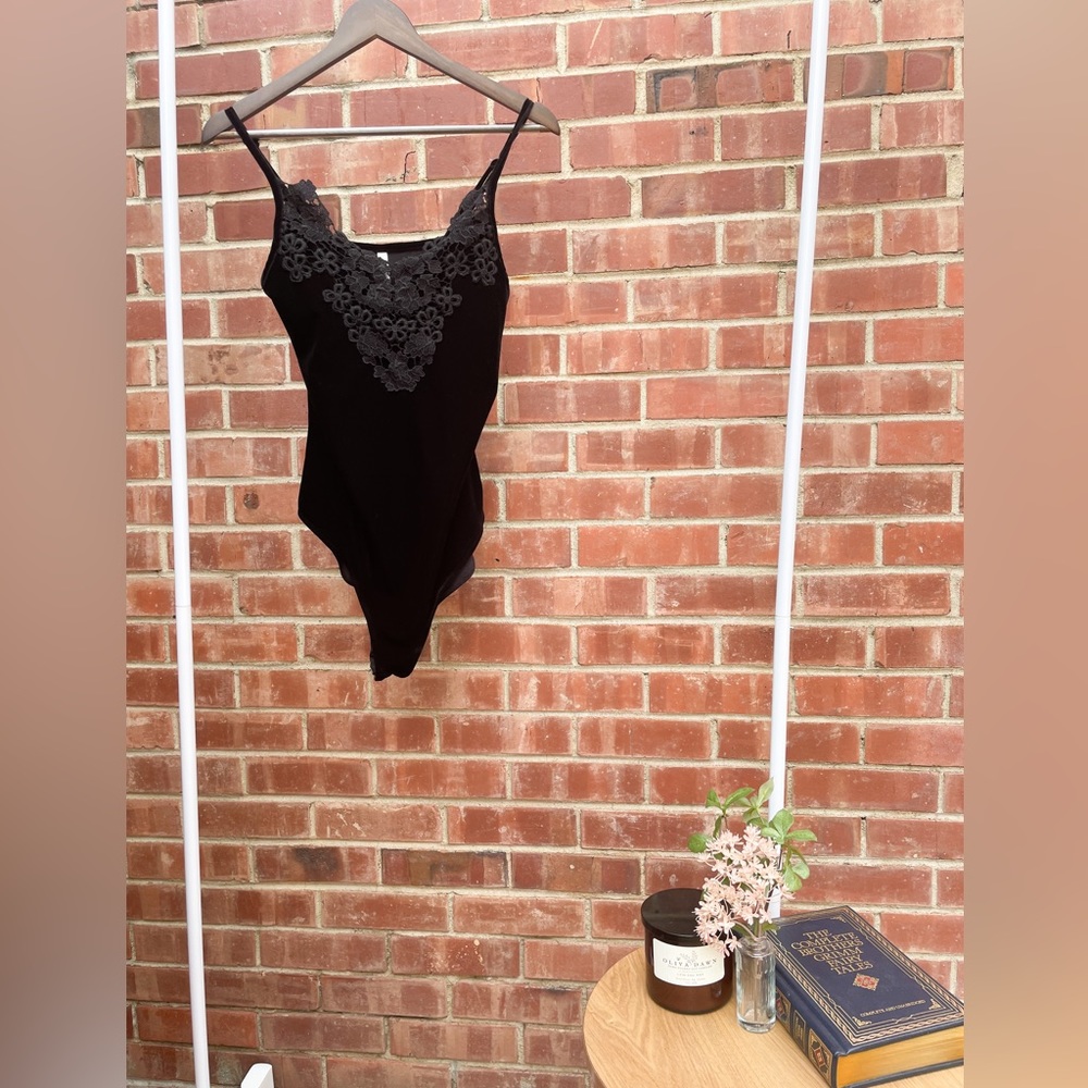 Black Velvet Bodysuit